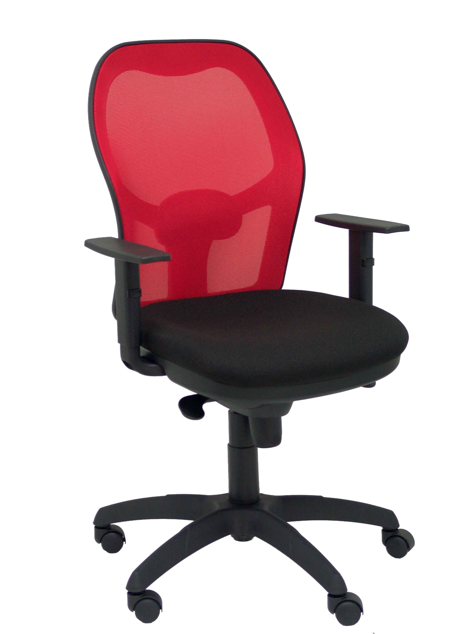 Silla Jorquera malla roja asiento bali negro - Imagen 2