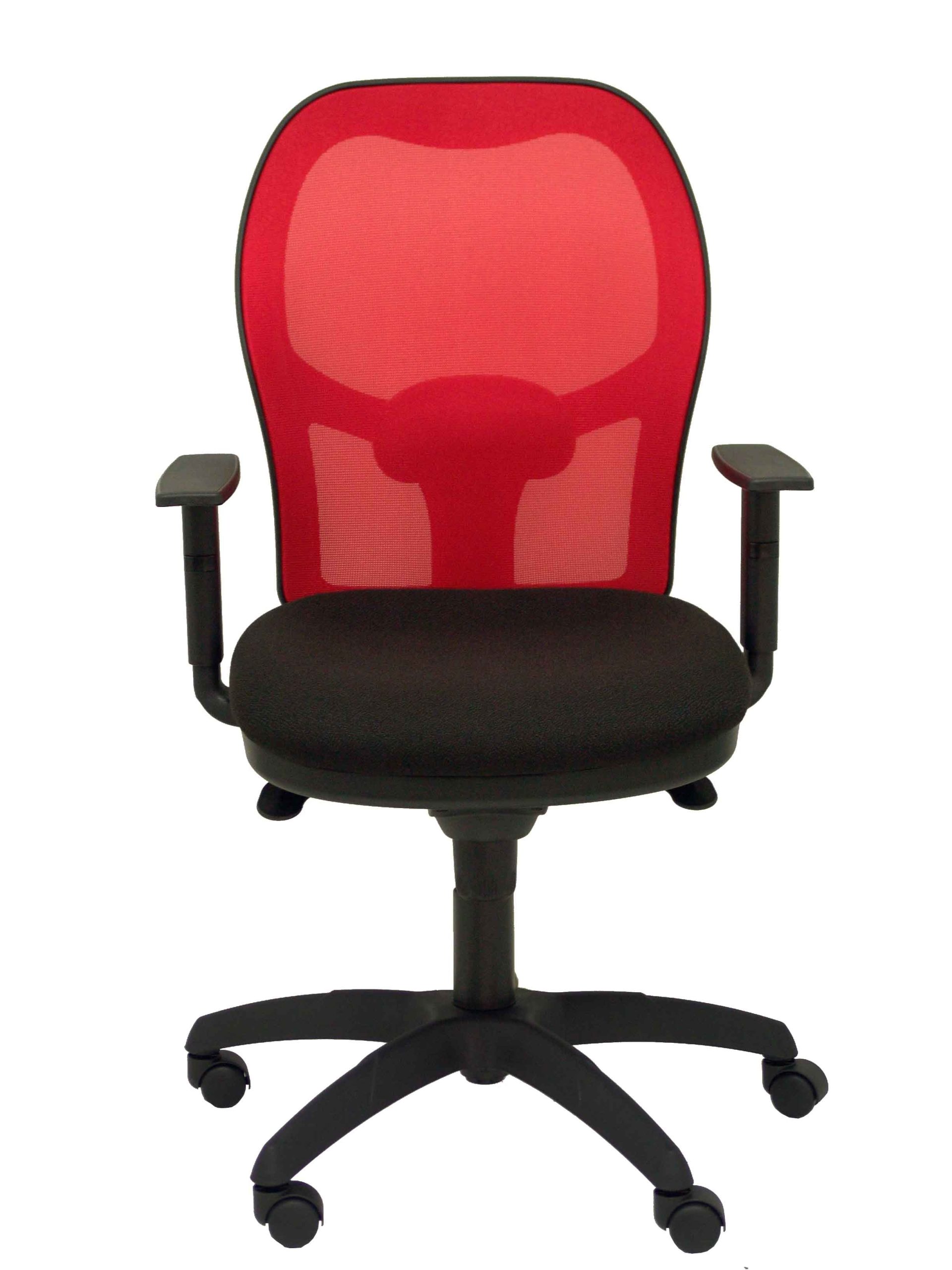 Silla Jorquera malla roja asiento bali negro - Imagen 3