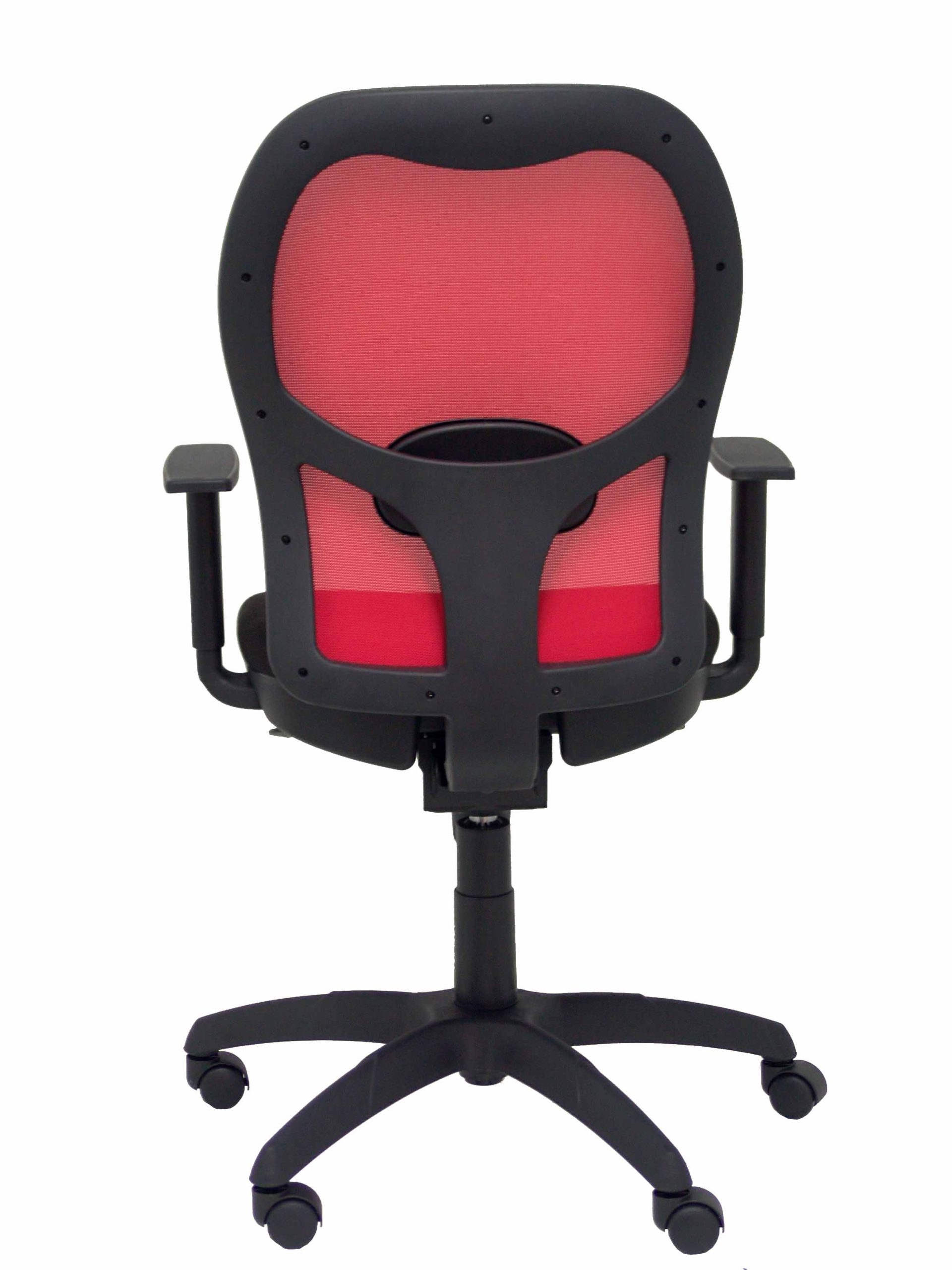 Silla Jorquera malla roja asiento bali negro - Imagen 7